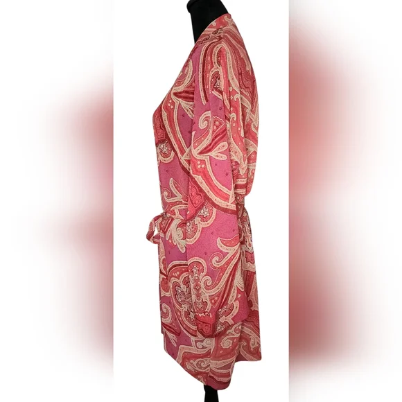 Victoria's Secret Vintage Paisley Robe, One Size Fits Most - Picture 4 of 6